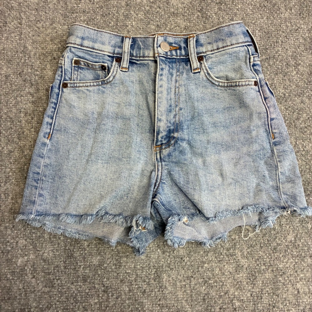 Denim‎ Forum 50s Arlo Short Womens 23 Light Wash High Rise Aritzia